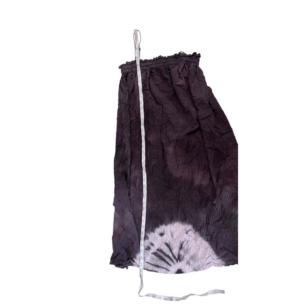 H&M Crinkled Smocked Tie-Dye Midi Dress - Picture 5 of 6